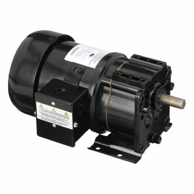 Dayton Gearmotor: Parallel, Single Output Shaft, Split-Phase, TEFC, 60 RPM - Parallel Shaft AC Gearmotors