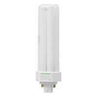 LEDVANCE/ SYLVANIA Compact Fluorescent Bulb: 4-Pin (GX24q-4), T4, Fluorescent, 3500K, 42 W Watt (MPN CF42DT/E/IN/835/ECO). Key specifications — Brand: LEDVANCE/ SYLVANIA; Bulb Designation: CF42DT/E/IN/835/ECO; Dimmable: Yes; Color Temperature: 3500K.