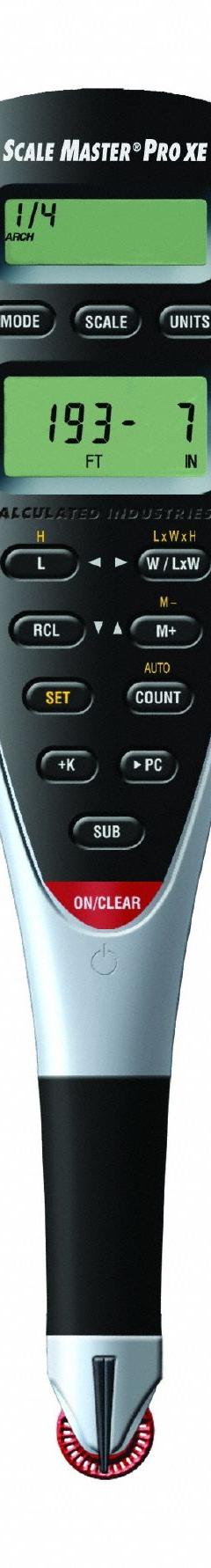 CALCULATED INDUSTRIES Advanced Linear Digital Plan Measure: 6135, 99.8% Accuracy, (2) Batteries/Case. Key specifications — attr944142: Kilometers; attr944141: Area Calculation; attr944140: USB Cable; attr944136: (2) Batteries; attr934745: CALCULATED INDUSTRIES.