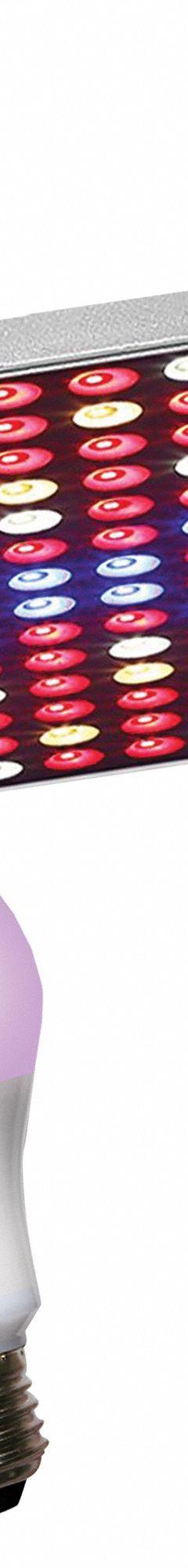 LED Grow Panel: Blue/Red, 120V AC, Bulb Included, LED, 2 ft Max Mounting Ht (MPN 602238). Key specifications — Voltage: 120V AC; Plant Growth Application: Vegetative Growth; Spectrum: Blue; Brand: MIRACLE LED; Includes: LED Grow Panel.