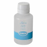 HACH Conductivity Standard Solution: 125 mL Volume, Liquid, 0.001 M (KCl)/147 µS/cm, Bottle, 1 (MPN LZW9701.99). Key specifications — Brand: HACH; Chemical Family Type: Solution; Concentration: 0.001 M (KCl); 147 µS/cm; Container Type: Bottle; Form: Liquid; Manufacturer Part Number: LZW9701.99; Product Type: Conductivity Standard Solution.