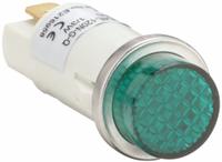 APPROVED VENDOR Raised Panel Light: Green, 12 mm Panel Mounting Hole Dia, Neon, Nylon, 0.187 in Tab (MPN 20C852). Key specifications — Brand: APPROVED VENDOR; Electrical Connection: 0.187 in Tab.