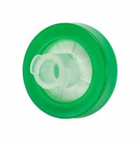 GLOBE SCIENTIFIC Syringe Filter: Non-Sterile, 0.45 um Pore Size, 100 mL Max Capacity - mL, Male (MPN SF-PVDF-H-4530). Key specifications — Housing Material: Polypropylene; Inlet Connection Gender: Female; Inlet Connection Type: Female Luer Lock; Outlet Connection Gender: Male; Brand: GLOBE SCIENTIFIC; Compatible Product Type: Male Luer Slip Outlet; Filter Material: PVDF; Outlet Connection Type: Male Luer Slip.