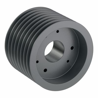 APPROVED VENDOR V-Belt Pulley: C110, 8 Groove, 11.4 in OD, Bushed Bore - Bushed-Bore Cast-Iron V-Belt Pulleys