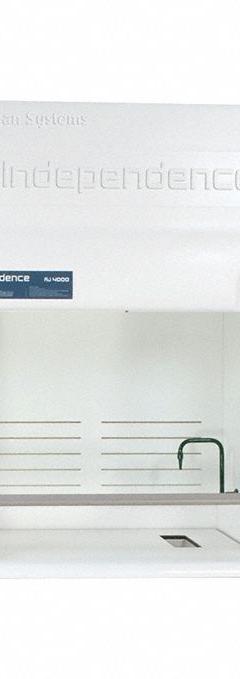 AIRCLEAN SYSTEMS Ductless Fume Hood: AirClean Systems, 72 in Overall Wd, 60 in Overall Ht, White (MPN AC6000S). Key specifications — Assembly: Fully Assembled; Brand: AIRCLEAN SYSTEMS; Base/Stand Included: Yes; Blower Included: Yes; Work Surface Included: Yes.