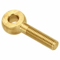 AMPG Fixed Rod End: Brass, Plain, 25 mm Hole Center-to-End Lg, Right Hand, M5-0.8 Thread Size (MPN ZEBM5X25-BR). Key specifications — attr952243: AMPG; attr49943: M5-0.8.