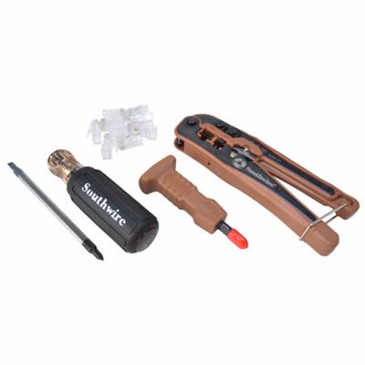 SOUTHWIRE Communications Tool Set: 3 Total Pcs, Electrical and Telecom Tools - Communications Tool Sets