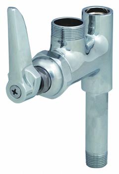 T&S BRASS Spout: Brass, Chrome, 9.73 gpm Flow Rate, Swivel Spout, 2 5/16 in Spout Reach, NPT (MPN B-0155-LN). Key specifications — Brand: T&S BRASS; Color/Finish: Chrome.