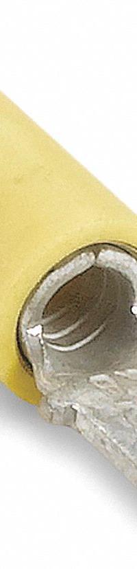STA-KON Wire Disconnect: Male Tab, Yellow, Vinyl, Partial Coverage, 12 AWG – 10 AWG Wire Size (MPN 10RC-250T). Key specifications — attr1307035: STA-KON; attr1307036: 10RC-250T.