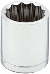 WESTWARD Socket: Metric, 3/8 in Drive Size, 16 mm Socket Size, 12-Point, Std, Chrome, Socket (MPN 53YT24). Key specifications — attr1204417: WESTWARD; attr1204392: Chrome.