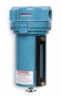WILKERSON Compressed Air Filter: Particulate, 1 in NPT, 5 micron, 323 cfm, 200 psi Max Op Pressure (MPN F30-08-G00). Key specifications — attr110055: F30; attr110008: WILKERSON.