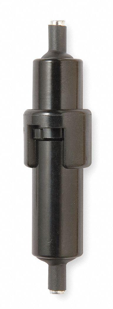 BUSSMANN In-Line Fuse Holder: Non-Rejection Block Style, 1 Pole, 250 V AC Rating - Fuse Holders for Glass & Ceramic Fuses