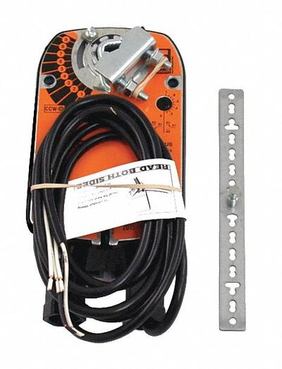 BELIMO Actuator: Dampers, On/Off, Spring Return, 35 in-lb, 24V AC/DC, Hardwired - Fail-Safe Actuators with Spring Return