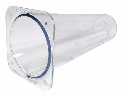 BIRD BARRIER Bat Removal Cone: Plastic, 2 1/2 in Ht, 2 1/2 in Wd, Square Base Shape - Bat Removal Cones