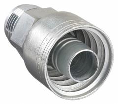 AEROQUIP Hydraulic Crimp Fitting: Steel x Steel, Straight, -8 For Hose Dash Size, Male x Genderless (MPN 1AA8MJ8). Key specifications — Fitting Gender: Male x Genderless; Fitting Connection Type: JIC x Crimp; Thread Size: 3/4"-16; For Hose Dash Size: -8; Brand: AEROQUIP.