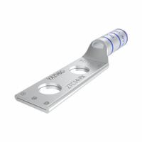 Compression Lug: For 6 AWG, Stranded Wire, 1/4 in Stud Size, Long, Copper Barrel (MPN YAZV6C2TC14FX). Key specifications — Inspection Hole: Yes; For Wire Type: Stranded; For Wire Sizes: 6 AWG; Brand: BURNDY; Manufacturer Part Number: YAZV6C2TC14FX.