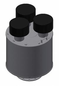 SOLBERG Filter Assembly: 2 micron Rating, 99% Efficiency, 28 5/16 in Outside Dia, Carbon Steel (MPN SM6(3)-384P-1000F). Key specifications — attr101190: SM6(3)-384P-1000F; attr101207: Carbon Steel; attr101193: SOLBERG.