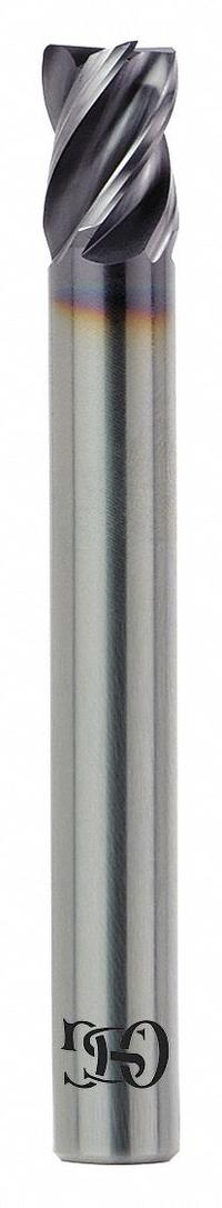 OSG Square End Mill: Carbide, TiAlN Coated, 4 Flute, 5/8" Mill Dia, 3/4" LOC, 6" OAL (MPN VG464-6250)