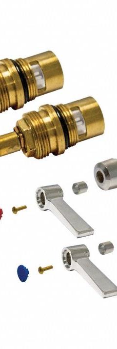 ADVANCE TABCO Cartridge: For Advance Tabco Series, Use with Hot/Cold Water, Brass, Brass (MPN K-00B). Key specifications — Compatible Series: Advance Tabco; For Water Temperature: Hot/Cold; Compatible Brand: Advance Tabco; Product Type: Cartridge; Includes: (2) Handles; Material: Brass.