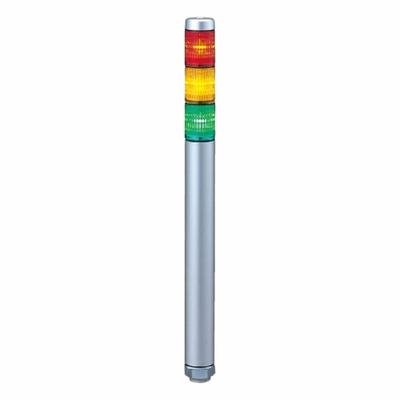 PATLITE Signal Tower: 3 Tier, No Sounder Tier, IP65, Amber/Green/Red, Direct Wire - Three-Tier Tower Light Assemblies