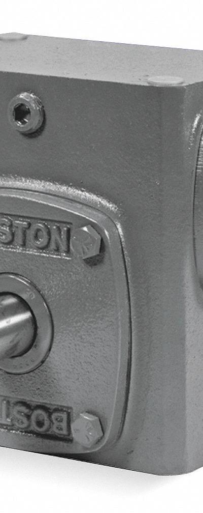 BOSTON GEAR Speed Reducer: 40:1 - Indirect-Drive Right-Angle Speed Reducers