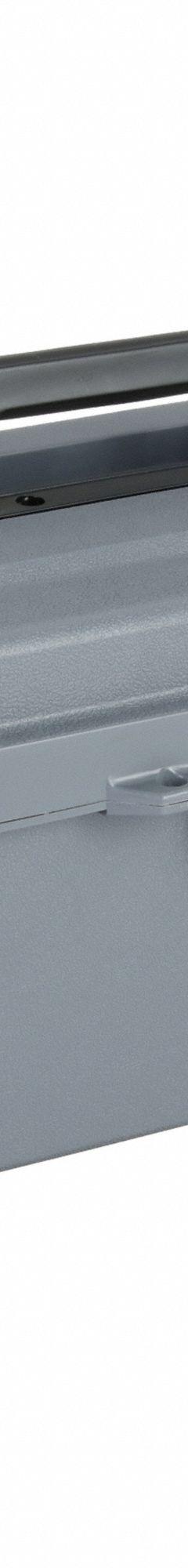 FLAMBEAU Tool Box: 16 5/8 in W 8 3/4 in D 7 1/8 in H, Plastic, Gray, Hinged Lid, 1 Compartments (MPN 17800-2). Key specifications — attr1116905: Gray; attr1116917: Hinged; attr1116946: FLAMBEAU.
