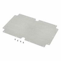 HAMMOND Inner Panel: Back Panel Panel, 11.2 in Overall Ht, 7.28 in Overall Wd, Steel, Galvanized (MPN 1554XPL). Key specifications — Panel Style: Back Panel; Brand: HAMMOND; Finish: Galvanized; Manufacturer Part Number: 1554XPL; Material: Steel.