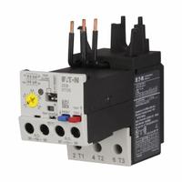 EATON Overload Relay: Electronic Protection, 3 Poles, 1NO/1NC, Phase Loss Sensitivity, Frame Size B (MPN XTOE005BGS). Key specifications — Brand: EATON; Auxiliary Contact Form: 1NO/1NC; Compatible Contactor Series: XT Mini Contactors; Frame Size: B; Phase Loss Sensitivity: Yes; Thermal Units Required: Not Applicable to Electronic Type Overload Relays; Compatible Contactors: Frame Size B.