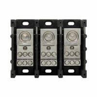 BUSSMANN Power Distribution Block: Open, Lug, Lug, 6 AWG – 500 kcmil For Line Side Wire Sizes (MPN 16330-3). Key specifications — attr1361688: Surface; attr1308686: BUSSMANN; attr1361672: Copper.