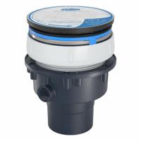 ZURN Floor Drain: 5 in Overall Dia, 6 in Grate Size, 4 in Nominal Pipe Size, Solvent Weld, PVC (MPN EZ-PV4-R6-SS). Key specifications — Color: Silver; Connection Type: Solvent Weld; Brand: ZURN; Includes: Stainless Mesh Screen.