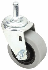 APPROVED VENDOR Stem Caster: Swivel, No Brake, 3 in Wheel Dia., 1 1/4 in Wheel Wd, Polyurethane, Std (MPN 32J857). Key specifications — attr1111099: APPROVED VENDOR; attr1111095: Gray; attr1176855: Swivel.