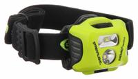 MSHA Headlamp: 235 lm, 5 hr Run Time at Max. Brightness, 73 m Max Beam, 3 Light Outputs, Yellow (MPN 61424). Key specifications — Brand: STREAMLIGHT; Battery Requirements - Broad: 3 AAA.