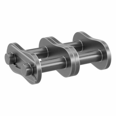 TSUBAKI Connecting Link: For Std Roller Chains, 50, Double Strand, 5/8 in Pitch - Connecting Links for ANSI Standard Chains