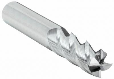 APPROVED VENDOR Square End Mill: Carbide, 4 Flute, 7/16" Mill Dia, 1" LOC, 2-3/4" OAL (MPN 284-000210) - Fast-Cutting Carbide Square End Mills
