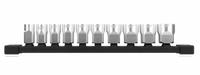 MILWAUKEE Standard Socket Set: 3/8 in Drive, 10 Piece, 6-Point, Metric, 10 mm to 19 mm (MPN 48-22-9503). Key specifications — attr1224269: 3/8 in; attr1204685: Not Tether Capable; attr1204650: 10 mm to 19 mm; attr1204673: Socket Bits Not Included; attr1204688: MILWAUKEE; attr1224230: Friction; attr1206170: Standard Sockets.