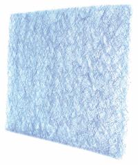 GRAINGER Air Filter Pad: 18 in x 20 in x 1 in, Fiberglass, Blue/White (MPN 6U618). Key specifications — attr1286261: Fiberglass; attr1286264: No; attr1286288: Blue; attr1286283: GRAINGER.