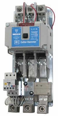 EATON NEMA Magnetic Motor Starter: Non-Reversing, 3 Poles, NEMA Size 5, 270 A, 480V AC Coil (MPN AN19SN0C5G300). Key specifications — Brand: EATON; Auxiliary Contact Form: 1NO; Coil Voltage: 440/480V AC; Phase: Three; Operator: None; Operator Controls: None; Auxiliary Contacts Included: 1NO; Signaling Features: Pilot Light.