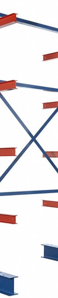 JARKE Cantilever Rack: Starter, Medium-Duty, 72 in x 72 in x 10 ft, Straight Arm, 2 Usable Sides (MPN MD-10J). Key specifications — Arm Style: Straight; Brand: JARKE.