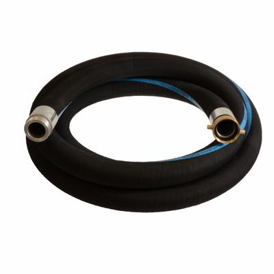 CONTINENTAL Suction and Discharge Hose: 2 in Hose Inside Dia., 150 psi, Black - EPDM Water Suction & Discharge Hose Assemblies with EPDM Cover with Spiral-Plied Synthetic Fabric & Wire Helix Reinforcement