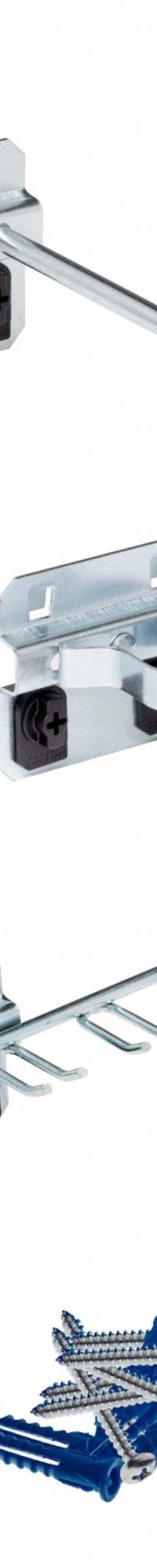 TRITON PRODUCTS Pegboard Strip Kit: Square, 3/8 in Peg Hole Size, 4 1/2 in x 36 in x 9/16 in, Steel (MPN LBS36T-SLV). Key specifications — Material: Steel; Finish: Epoxy Coated; Peg Hole Shape: Square; Includes: Strip: LBS-1S; Color: Silver; Brand: TRITON PRODUCTS.