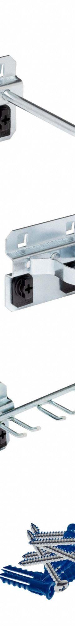 TRITON PRODUCTS Pegboard Strip Kit: Square, 3/8 in Peg Hole Size, 4 1/2 in x 36 in x 9/16 in, Steel (MPN LBS36T-SLV). Key specifications — Material: Steel; Finish: Epoxy Coated; Peg Hole Shape: Square; Includes: Strip: LBS-1S; Color: Silver; Brand: TRITON PRODUCTS.
