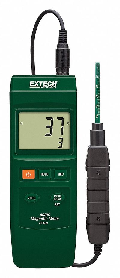 EXTECH Magnetic Meter: 60 Hz Max Freq Measurement, 50 Hz Min Freq Measurement - Magnetic Field Meters