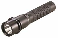STREAMLIGHT Rechargeable Flashlight: Rechargeable, 375 lm, 2.5 hr Run Time at Max. Brightness, Black (MPN 74301). Key specifications — Brand: STREAMLIGHT; Switch Location: Tail; Charger Style Included: AC/DC Cords with Charger; Battery Requirements - Broad: Includes Rechargeable.
