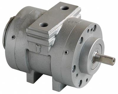 SPEEDAIRE Air Motor: 2.5 hp, 78.75 in-lb Torque, 3,000 RPM, 68 cfm, Foot/Hub, 1/2 in NPT - Oilless Rotary Vane Air Motors
