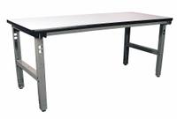 PRO-LINE Workbench: Adj Ht, Laminate, 72 in x 30 in, 850 lb Overall Load Capacity, Gray (MPN IWB7230P). Key specifications — Brand: PRO-LINE.
