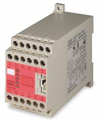 OMRON Safety Relay Extension Module: DIN-Rail Relay Mounting, 8 Pins/Terminals, 24V AC/DC, 2 Inputs (MPN G9SAEX301). Key specifications — Output Switch Configuration: (1) NO Main; Brand: OMRON.