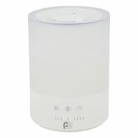 Portable Humidifier: Ultrasonic, 1.6 gal Daily Humidification Output, Cool, Tabletop Housing, Bottle (MPN 1PAU105). Key specifications — Brand: PERFECT AIRE.