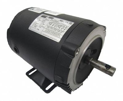 Dayton General Purpose Motor: C-Face/Rigid Base Mount, Open Drip Proof, 1 hp, 230/460V AC - C-Face with Rigid Base 3-Phase General Purpose AC Motors