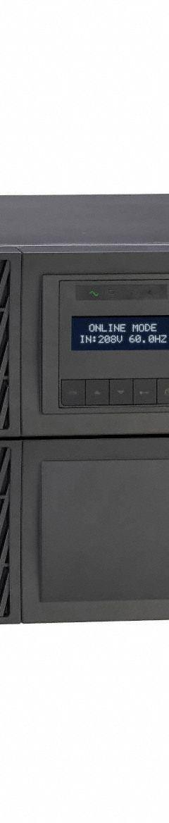 EATON UPS: Single Phase, 6 kVA Power Rating, 208 V Input, 120 V_240 V Output, 2 Outlets - UPS (MPN SU6000RTF). Key specifications — attr1044766: Single; attr1044781: Online Double Conversion; attr232986: EATON.