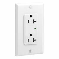 LEVITON Plugs and Receptacles: Duplex, 5-20, White, 125V AC, 20 A, 2 Pole / 3 Wire (MPN 5380-W)